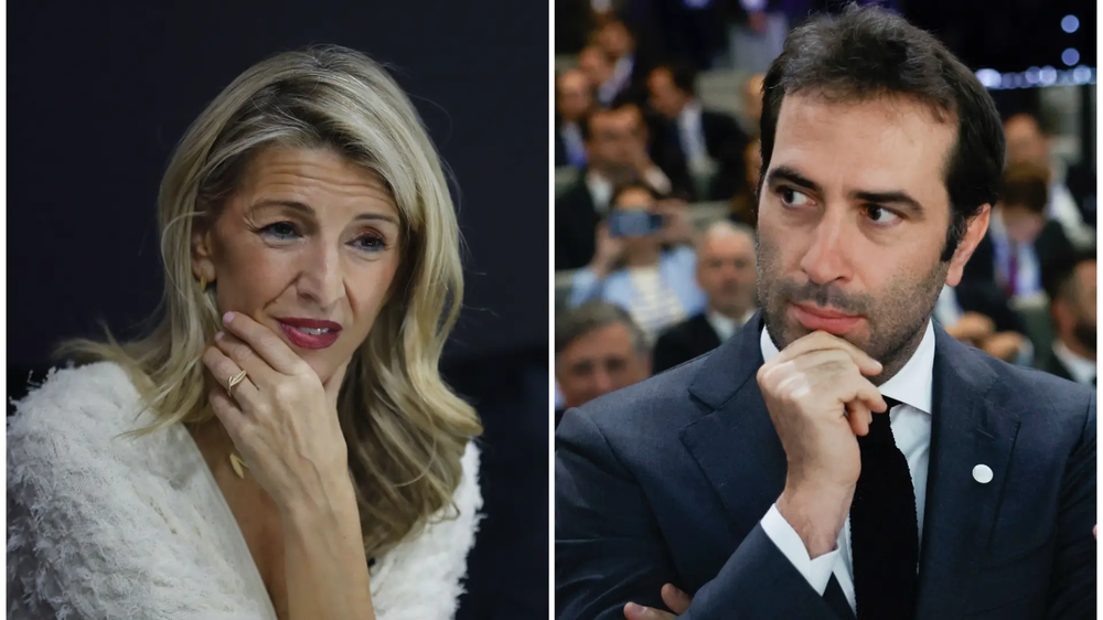 Yolanda Díaz y Carlos Cuerpo