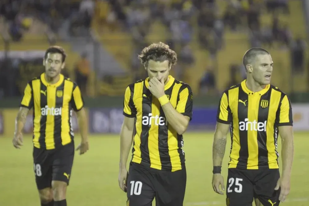 Nicolás Albarracín convirtió un gol para Peñarol este sábado frente a Sudamérica