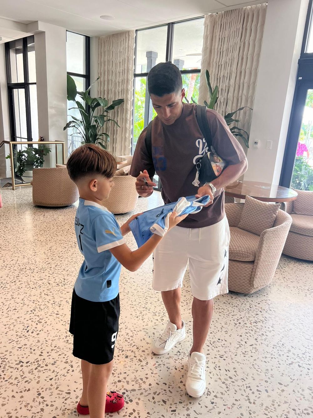 La firma de Luis Suárez