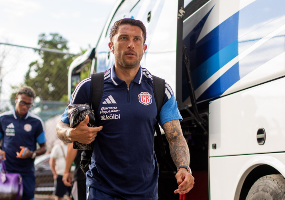 Francisco Calvo con la selección de Costa Rica