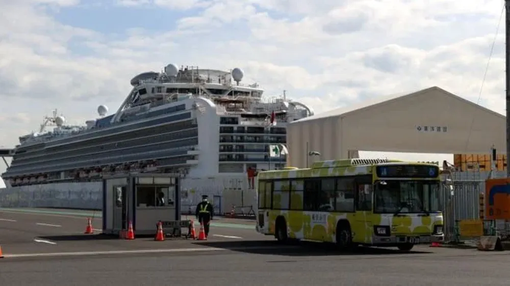 El Diamond Princess es el sitio fuera de China donde hay más casos confirmados de coronavirus.