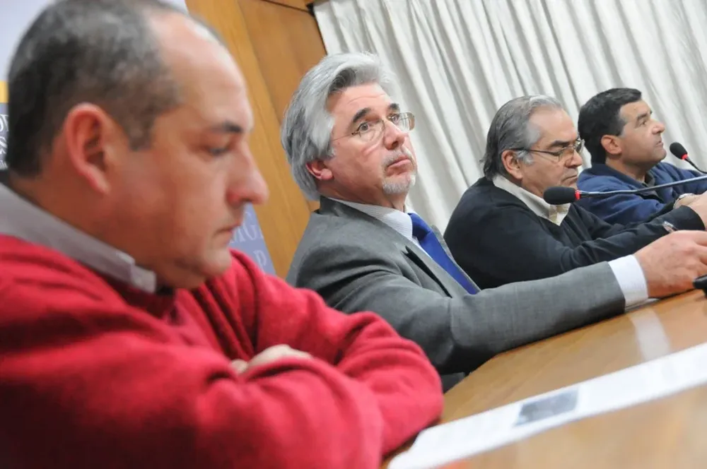 Jorge Sawchik, Tabaré Aguerre, Enzo Benech y Claudio García