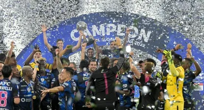 Los jugadores de Independiente del Valle celebraron el título