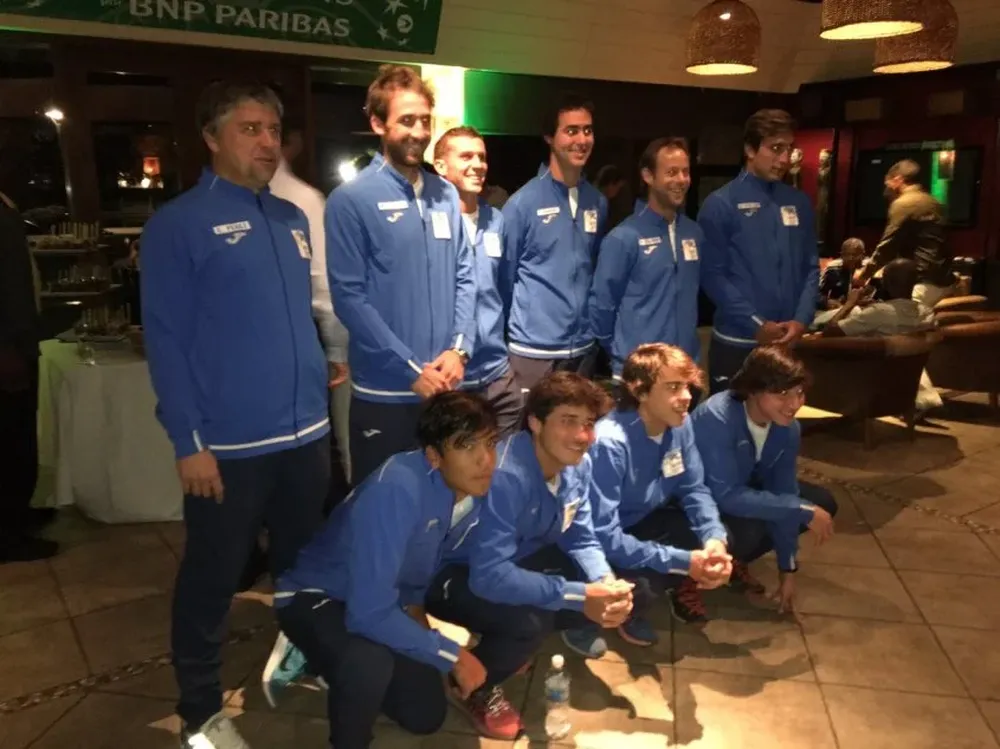 El equipo uruguayo para disputar la Copa Davis esta semana