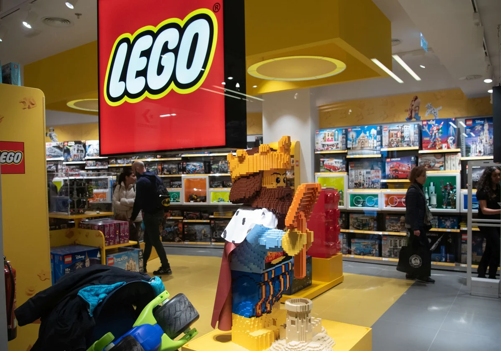 Una de las tiendas del gigante de los juguetes Lego.