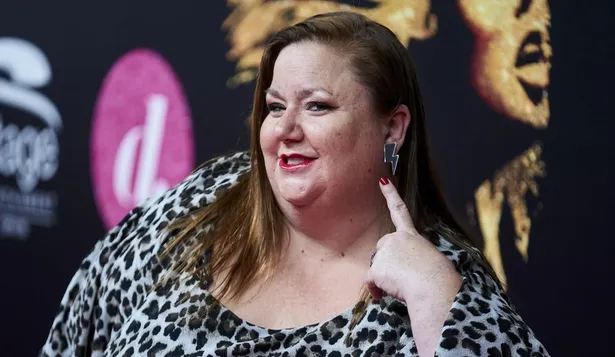 La actriz Itziar Castro posa en el estreno vip de ‘Tina, El Musical’.