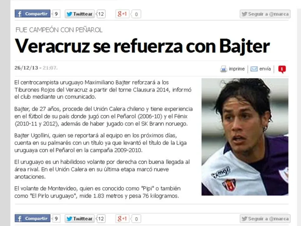 Bajter en Marca