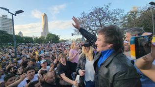 Javier Milei encabeza los festejos por el Día de la Bandera en Rosario