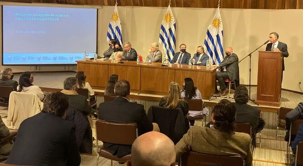 El lanzamiento de Procarnes, en setiembre de 2020.