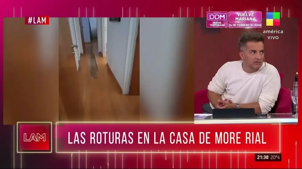 Imagenes de cómo habría dejado Morena Rial el departamento que alquilaba en Belgrano (LAM)