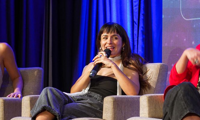 Evitta Luna en el Media Show Uruguay