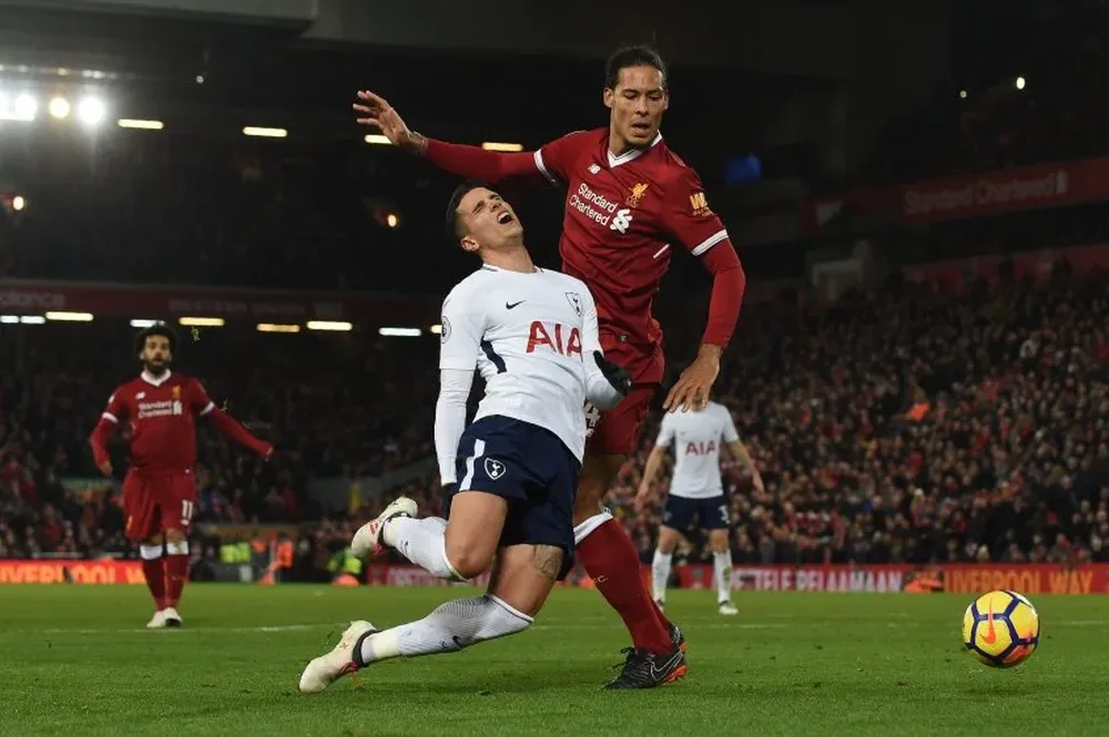 Erik Lamela y Virgil Van Dijk