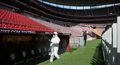 El Ali Sami Yen de Estambul fue fumigado previo al clásico turco entre Galatasaray y Besiktas