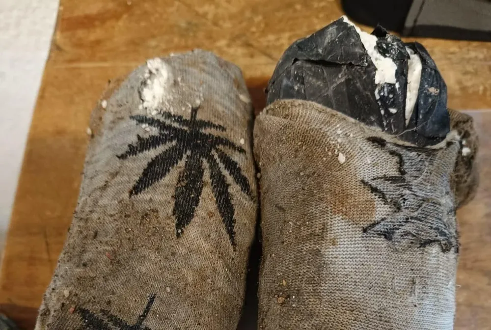 Cocaína encontrada en el interior de la cárcel de Las Rosas