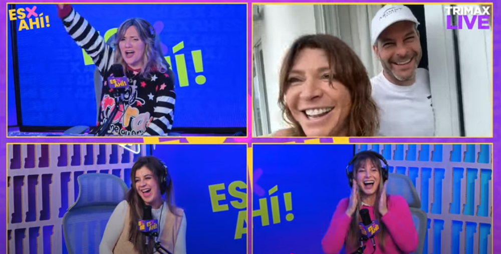 Karina Vignola y Mario Florio en Es x ahí