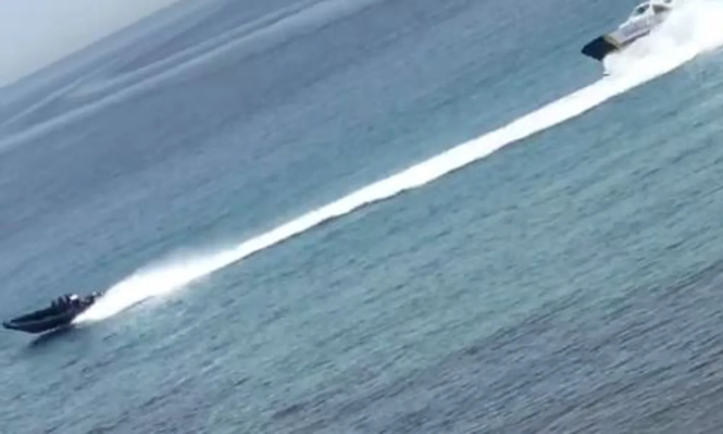 Imagen de archivo de la persecución de una narcolancha