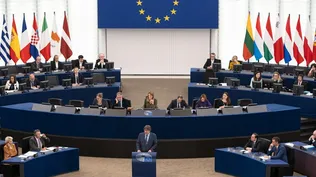 Carles Puigdemont comparece ante el Parlamento Europeo, frente al Presidente del Gobierno Pedro Sánchez en la recta final de la presidencia española de la UE,