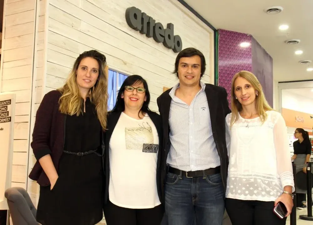 Pierina Leites, Alejandra Rios, Martin Calabria y Yanebell Pereira