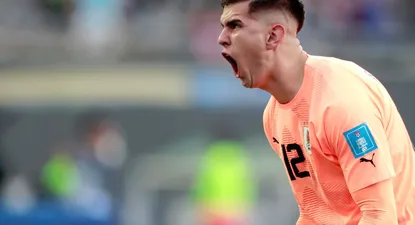 Randall Rodríguez, golero de Peñarol y la selección olímpica uruguaya