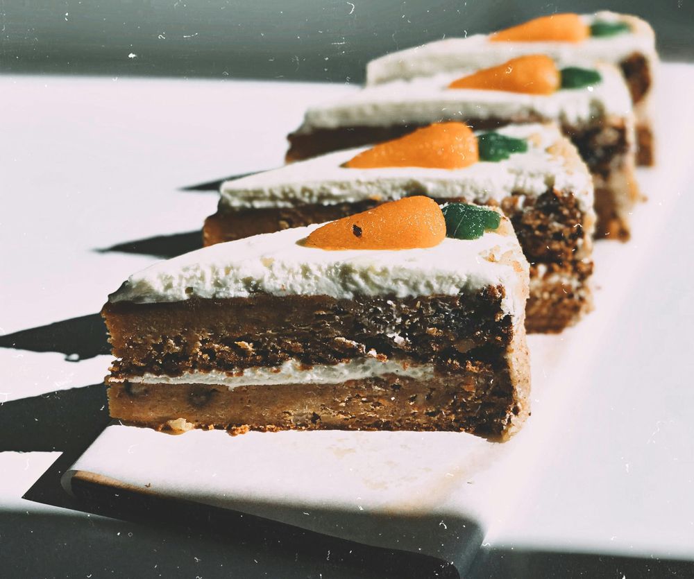 Zanahoria en el postre de moda: carrot cake.