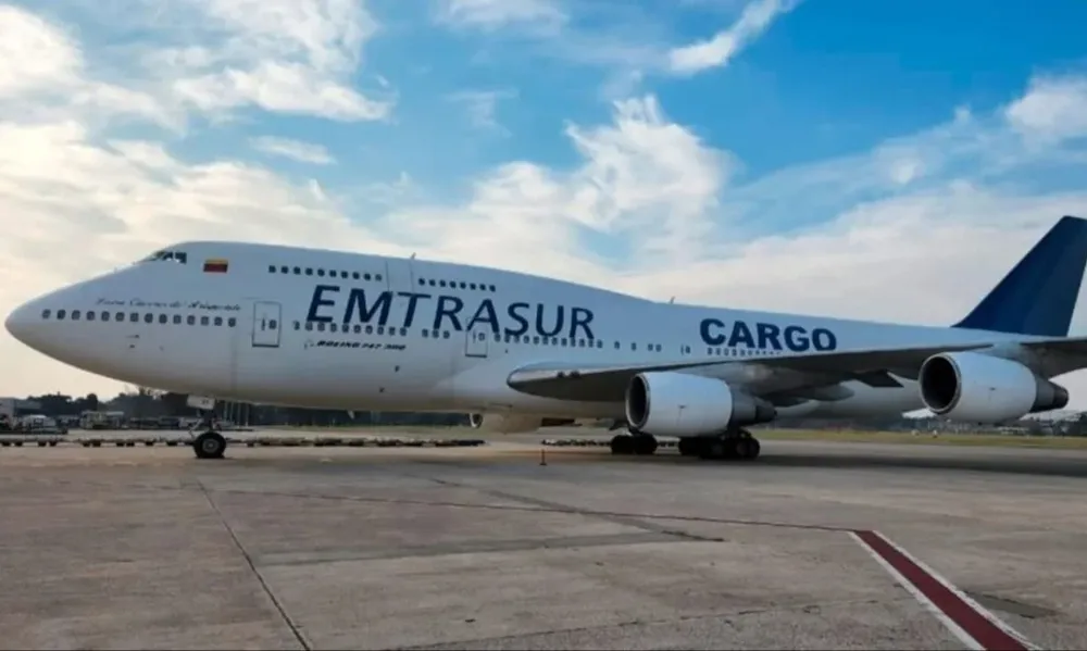 Avión venezolano-iraní