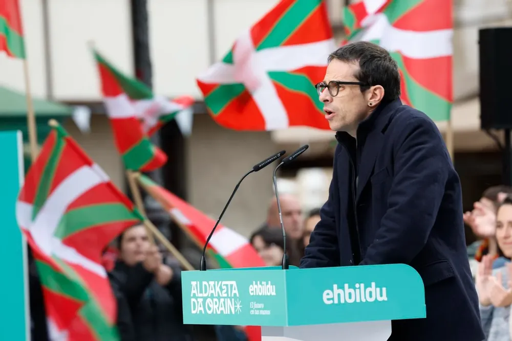 El candidato de la formación a lehendakari, Pello Otxandiano.