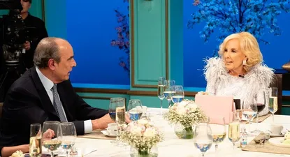 Guillermo Francos en el programa de Mirtha