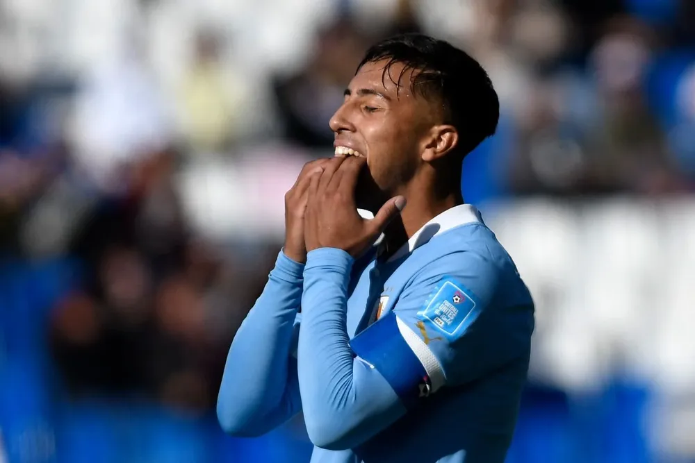 Fabricio Díaz, capitán de la selección sub 20 celeste