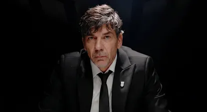 Pablo García en la presentación que le preparó su nuevo equipo