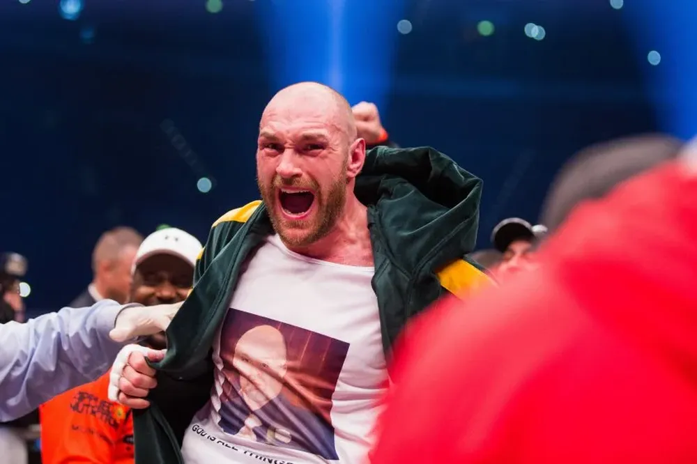 La explosión de Tyson Fury cuando se enteró del fallo unánime a su favor