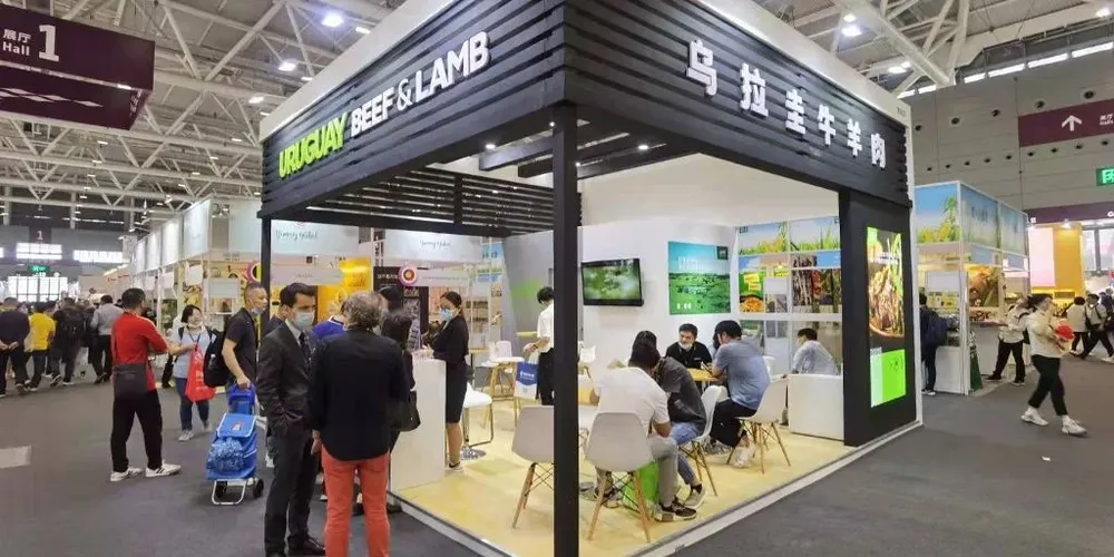 Stand de INAC en la feria Anufood.