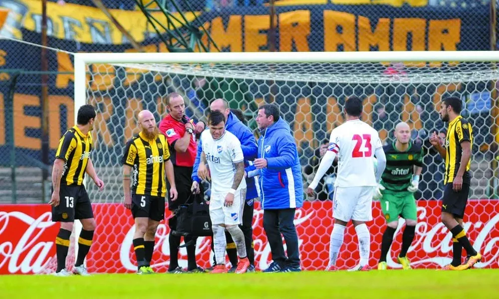 Cristian Tabó se lesionó en el clásico