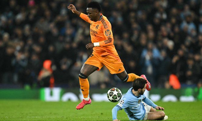 Vinicius Jr. y Bernardo Silva