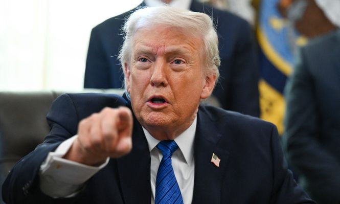 El presidente de Estados Unidos, Donald Trump﻿