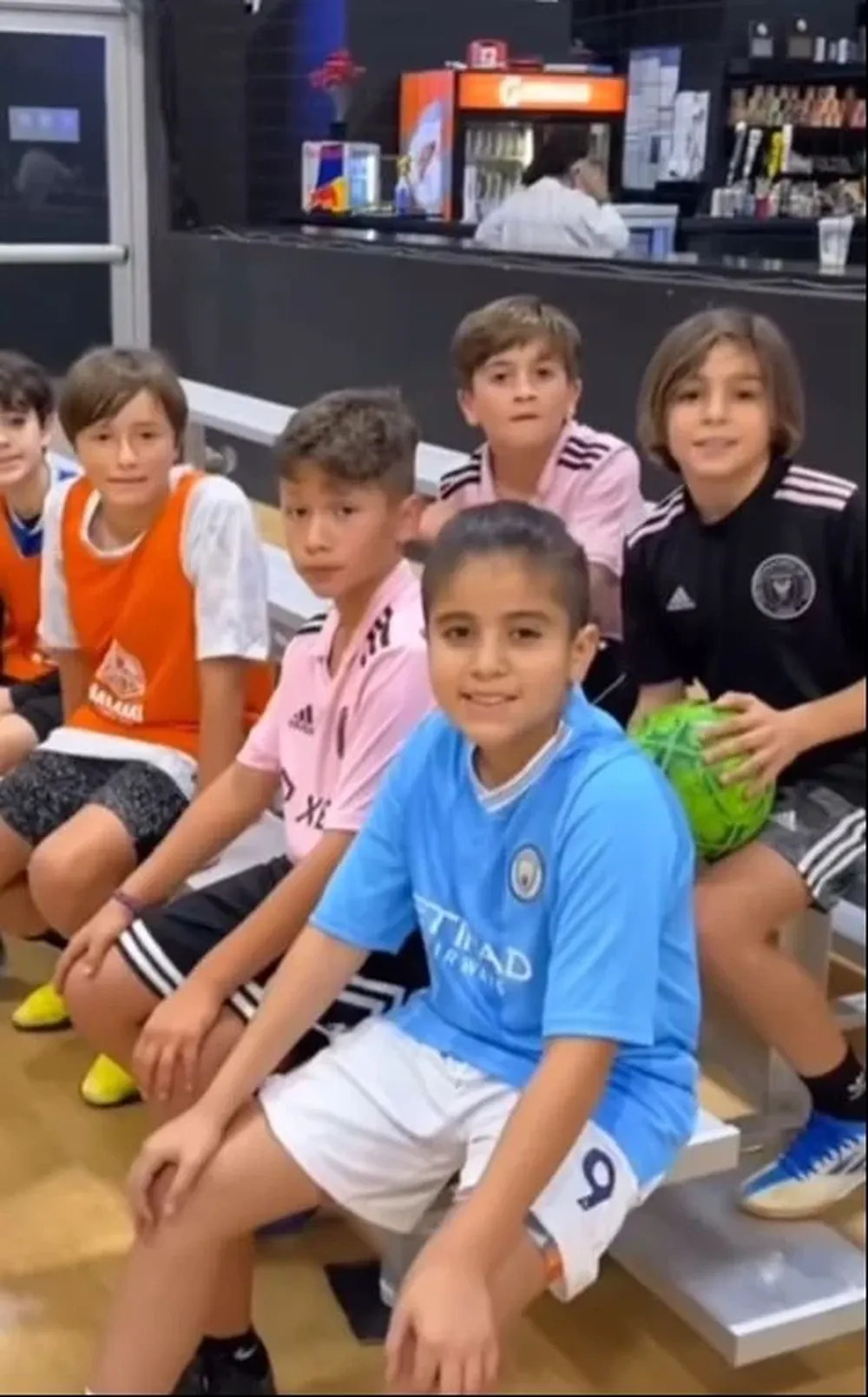 Benjamín Suárez ya se puso la camiseta de Inter Miami y juega junto a Thiago Messi