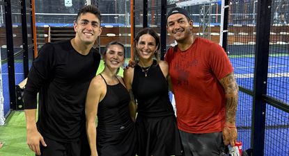 El pádel de Diego Polenta y Santiago Mele