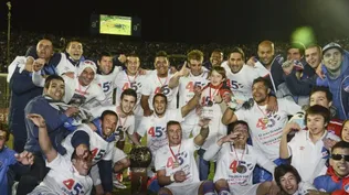 Nacional festejó en la cancha como campeón uruguayo, la AUF decide mañana