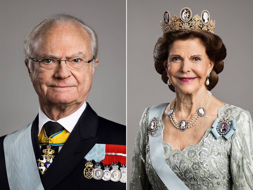Rey Carlos Gustavo y Reina Silvia de Suecia