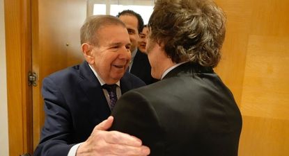 Javier Milei se reunió en Madrid con el presidente electo de Venezuela, Edmundo González Urrutia