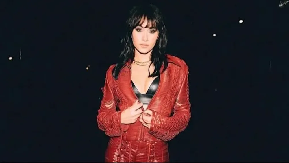 Aitana luego de su presentación en México.