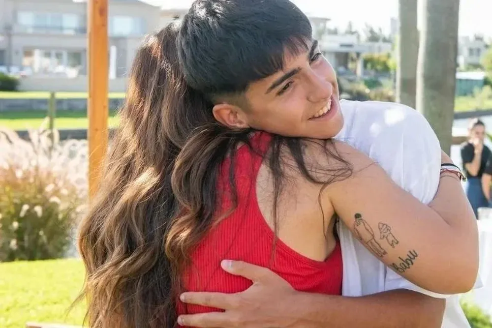 Gianinna Maradona y Benjamín