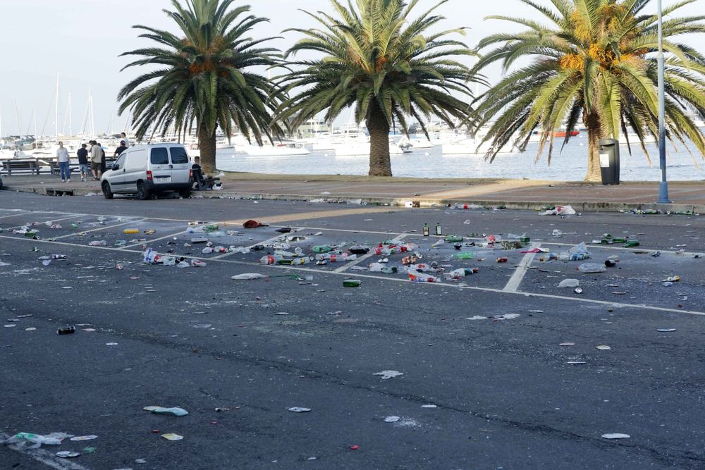 Punta del Este tras los festejos de Año Nuevo