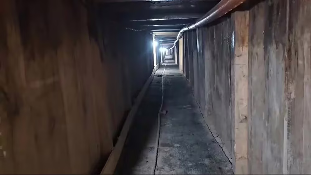 El tunel de 150 metros con el que la banda quería entrar al banco de San Isidro