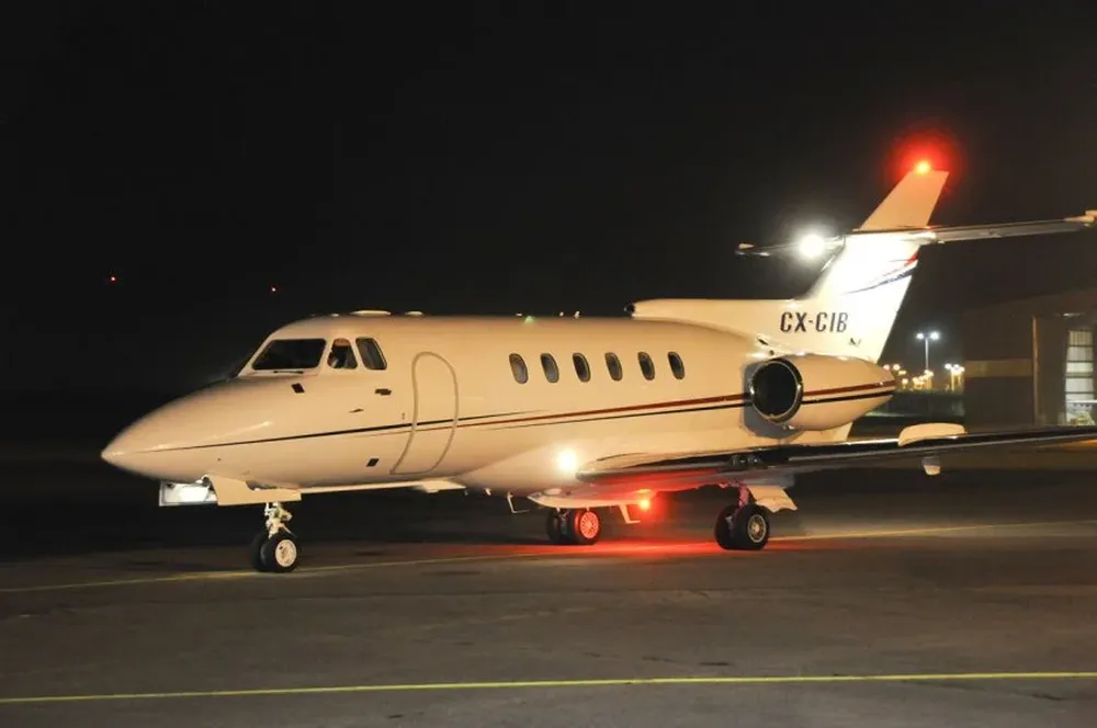 Este es el avión de 1979 que fue ofrecido al Poder Ejecutivo.