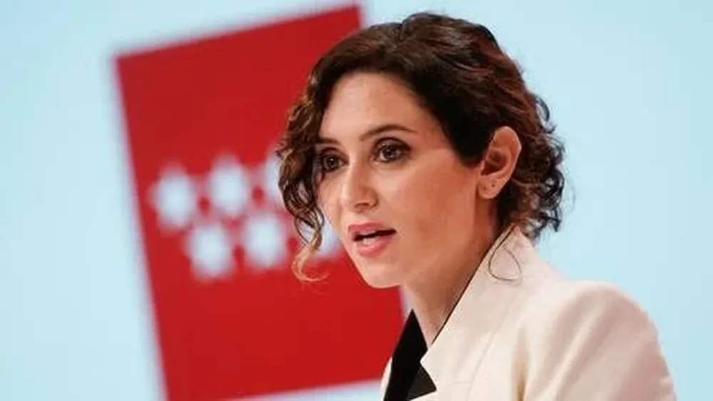La presidenta de la Comunidad de Madrid, Isabel Díaz Ayuso