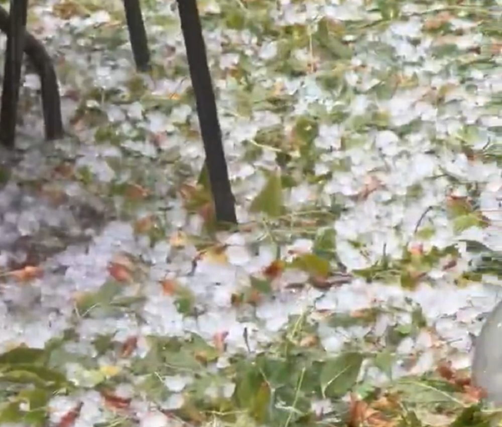 Granizo en Piriápolis