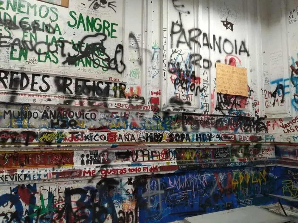 Así se ve por dentro el salón en el que se reunía el gremio