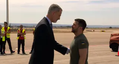 Antes del encuentro con el Rey Felipe VI  Zelenski pide a España más apoyo militar para Ucrania