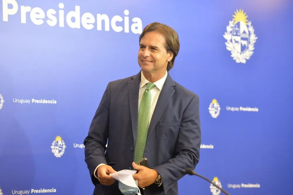 El presidente de la República, Luis Lacalle Pou