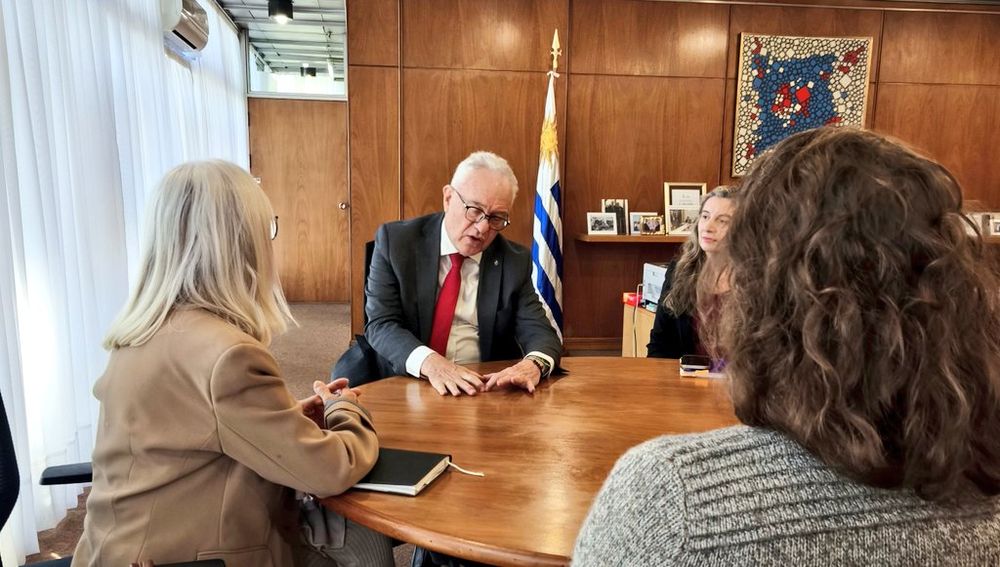 El canciller de la República, Mario Lubetkin﻿